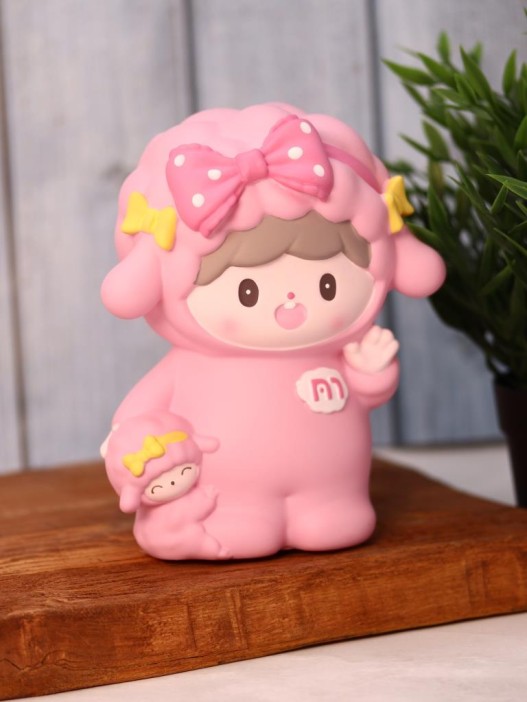 Копилка «Family dog», pink (17,5 см), пластик 