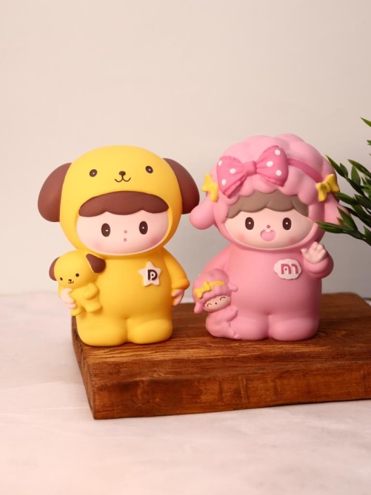 Копилка «Family dog», pink (17,5 см), пластик 