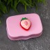 Контейнер для линз "Horizontal strawberry", pink 