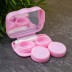 Контейнер для линз "Horizontal strawberry", pink 