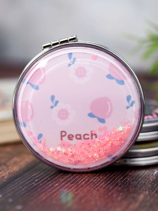 Зеркало &quot;Nice peach with flowers&quot;, pink 