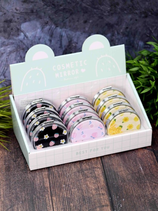 Зеркало &quot;Nice peach with flowers&quot;, pink 