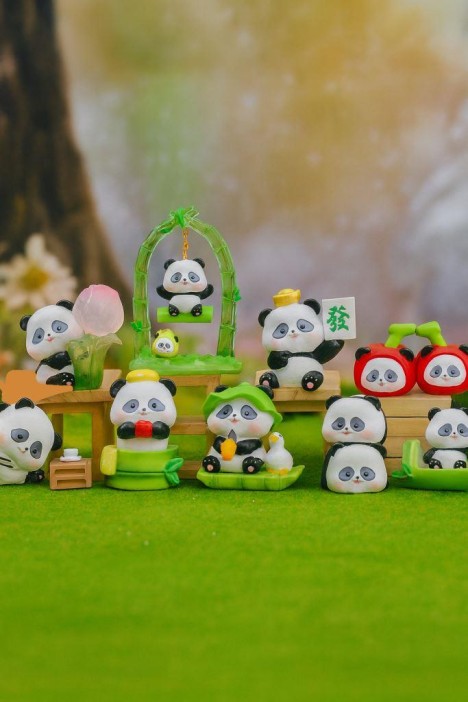 Сувенир в сюрприз-упаковке «Медленная повседневная жизнь панды», микс (9,1*7,2*11,2 см) 