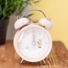 Часы-будильник "Image of cats", pink