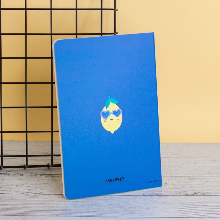 Тетрадь (A5) "Eyes heart lemon", (13.5*20.5) 