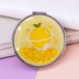 Зеркало-шейкер раскладное &quot;Fuit lemon&quot;, yellow (7*7 см) 