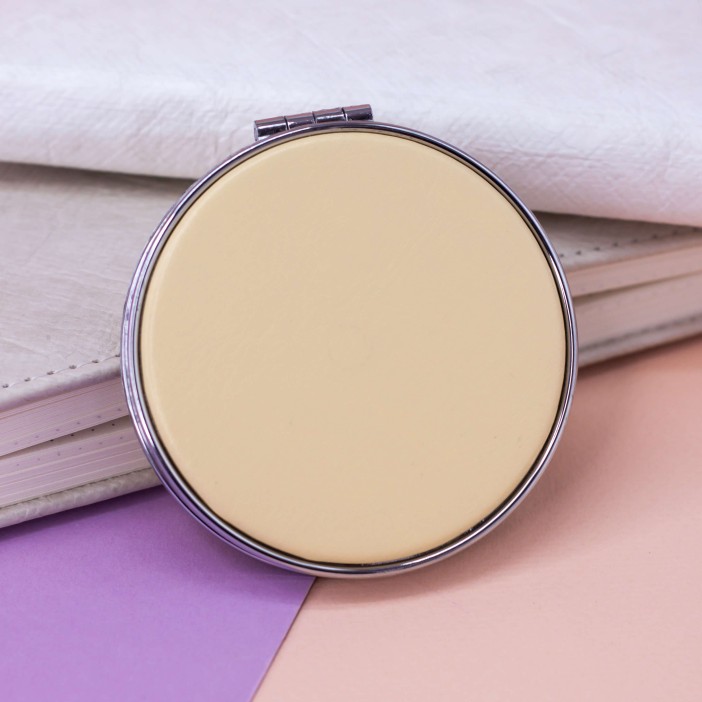 Зеркало-шейкер раскладное &quot;Fuit lemon&quot;, yellow (7*7 см) 