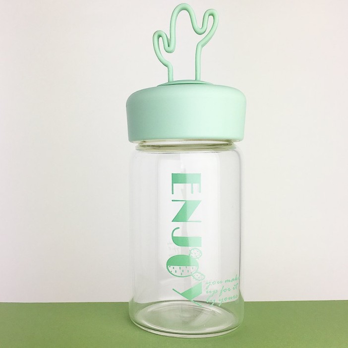 Бутылка &quot;Enjoy&quot; кактус green 