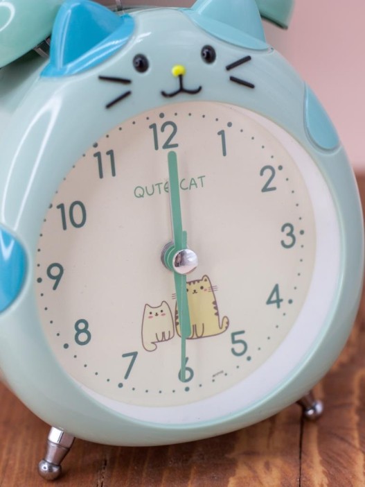 Часы-будильник &quot;Cat&quot;, green 