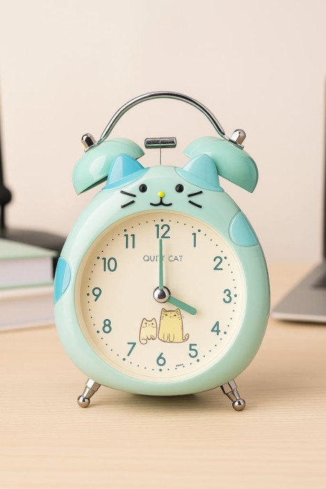 Часы-будильник &quot;Cat&quot;, green 