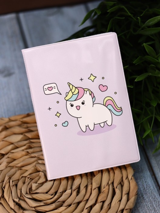 Обложка для паспорта Аниме «Unicorn», плотность 600 мкм 