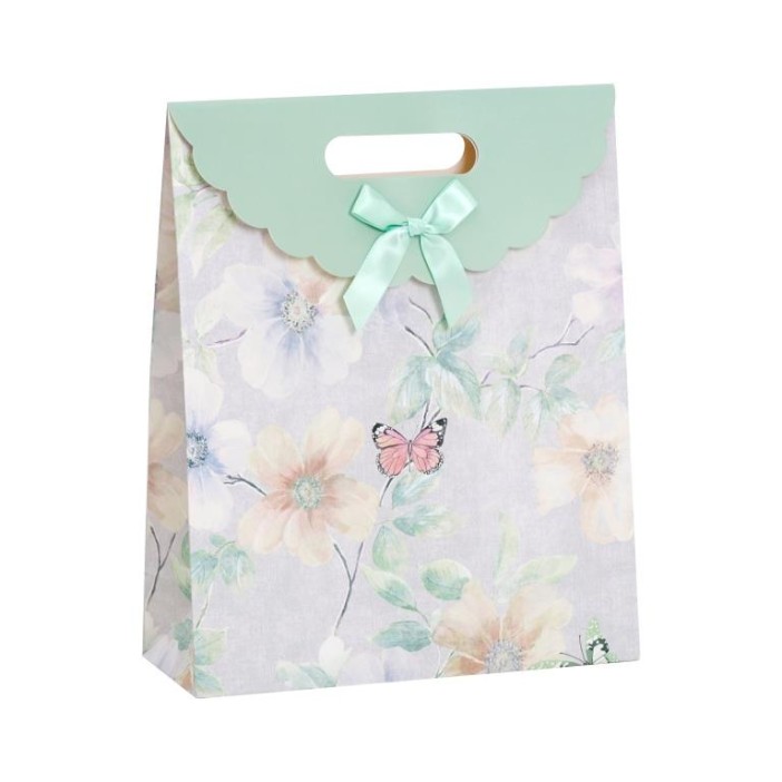 Пакет подарочный «Spring package», green (12*20*6) 