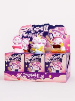 Сувенир в сюрприз-упаковке «Magic cat», mix (9,3 см), пластик, шоубокс 6 шт.