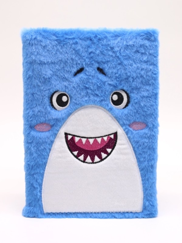 Блокнот плюшевый «Friendly Shark» (21,5*14,5 см)