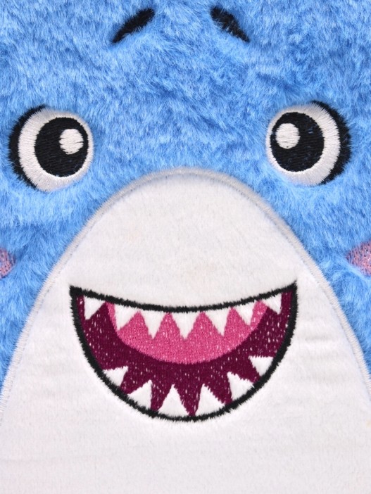 Блокнот плюшевый «Friendly Shark» (21,5*14,5 см) 