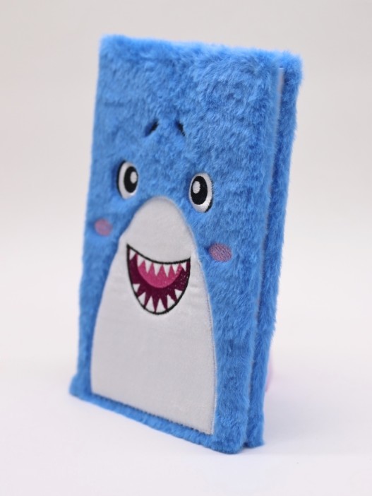 Блокнот плюшевый «Friendly Shark» (21,5*14,5 см) 