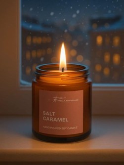 Свеча ароматическая "СОЛЕНАЯ КАРАМЕЛЬ" 90 гр.