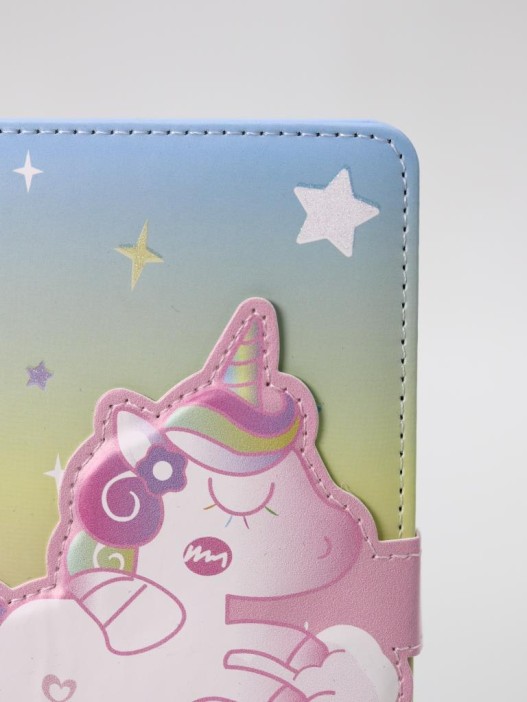 Блокнот (B6) &quot;Unicorn in love&quot;, rainbow (18.5*13) 