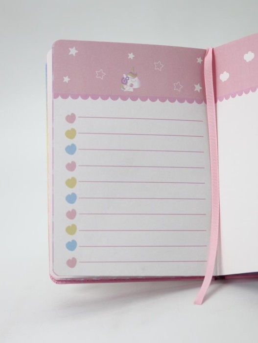 Блокнот (B6) &quot;Unicorn in love&quot;, rainbow (18.5*13) 