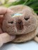 Плюшевое раскладное зеркало брелок &quot;Capybara&quot;, коричневое (7*7 см) 