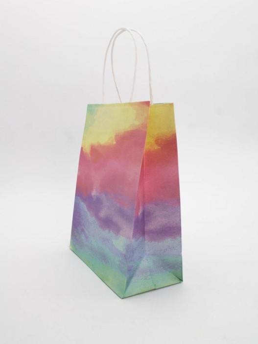 Пакет подарочный «Rainbow sky», (21*25.5*10) 