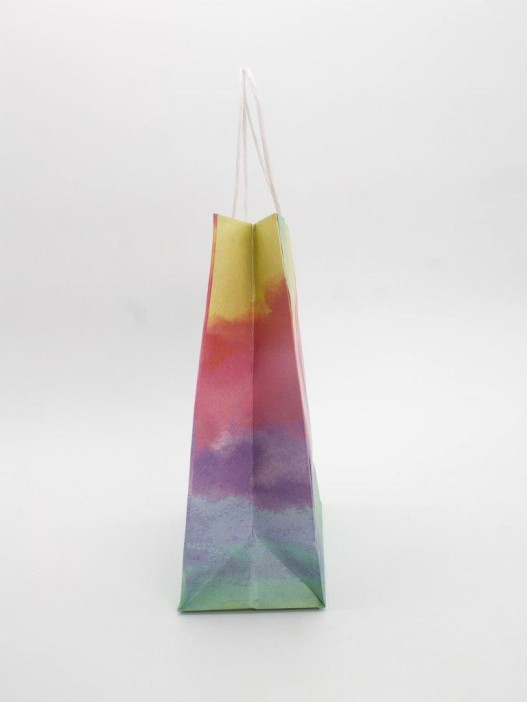 Пакет подарочный «Rainbow sky», (21*25.5*10) 