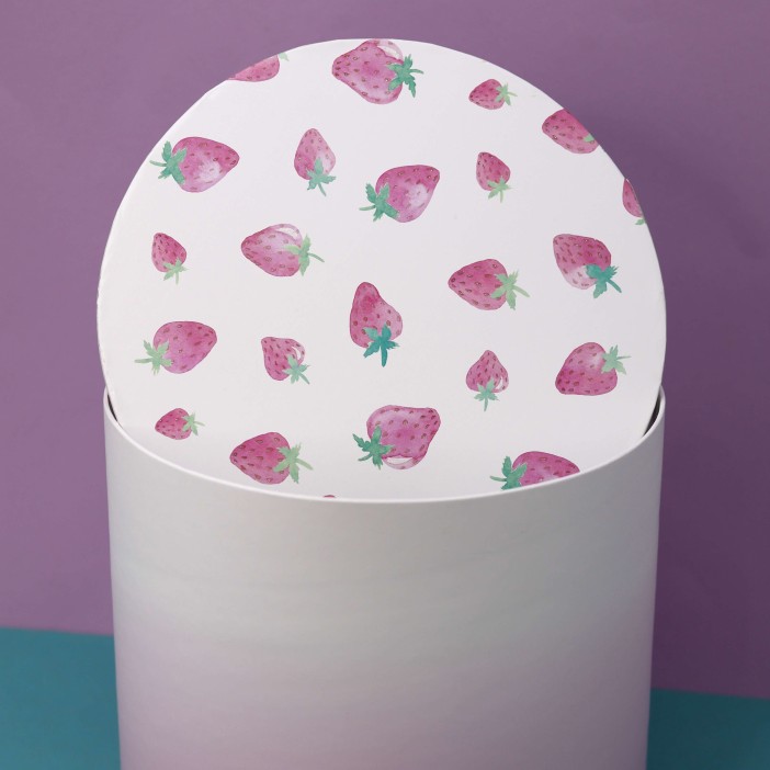 Набор подарочных коробок 3 в 1 «Round strawberry», 23*23*20-19*19*18-16.5*16.5*16 