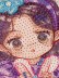 Алмазная мозаика на подрамнике Draw Me! «Sweet girl», (20*20 см) 
