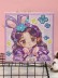 Алмазная мозаика на подрамнике Draw Me! "Милая девушка", (20*20 см)