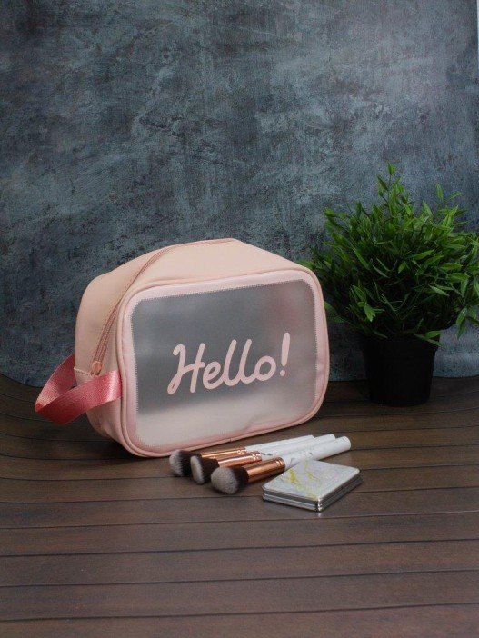Косметичка &quot;Hello&quot;, pink (18х25х11 см) 