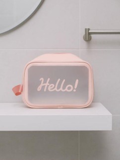 Косметичка "Hello", pink (18х25х11 см)