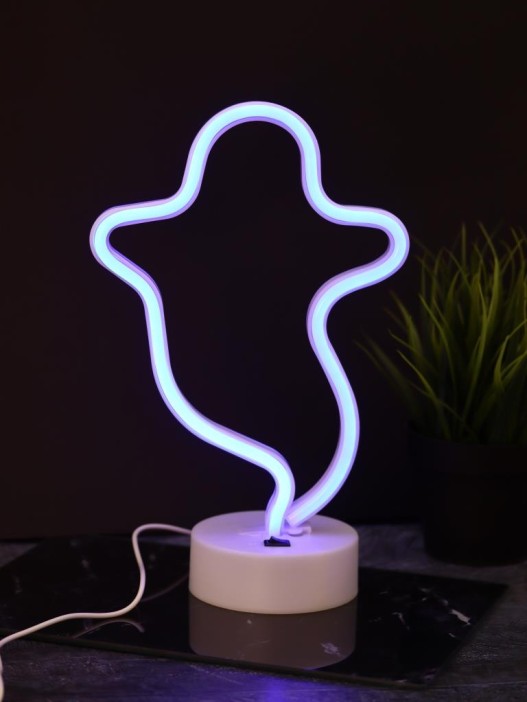 Неоновый LED ночник настольный &quot;Good ghost&quot;, голубое свечение (18*28,5 см) 
