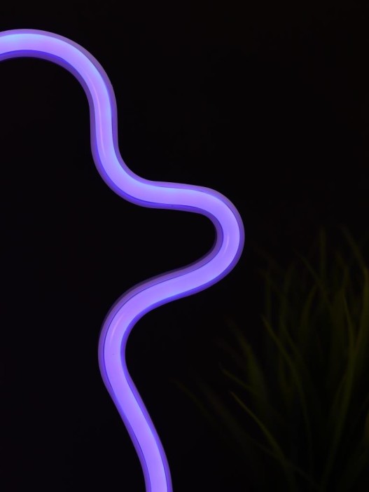 Неоновый LED ночник настольный &quot;Good ghost&quot;, голубое свечение (18*28,5 см) 