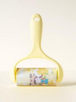 Ролик для чистки одежды "Girl and yellow flower", 10 см*60 листов