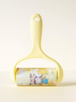 Ролик для чистки одежды "Girl and yellow flower", 10 см*60 листов