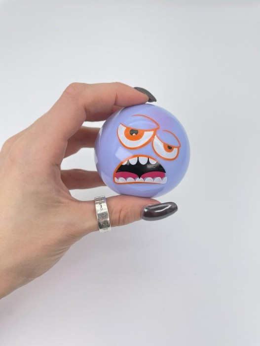 Мялка - антистресс «Funny face», purple 