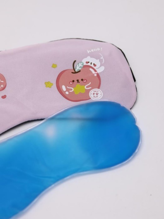 Маска для сна гелевая &quot;Healthy sleep&quot;, apple 