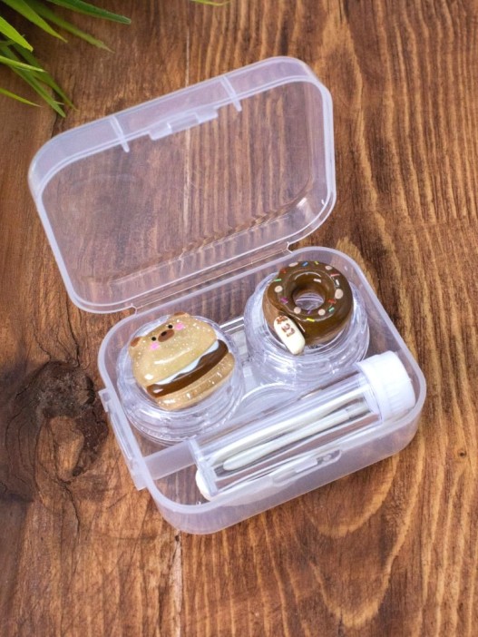 Контейнер для линз &quot;Sweet bear&quot;, donut 
