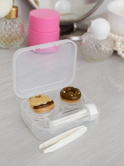 Контейнер для линз "Sweet bear", donut