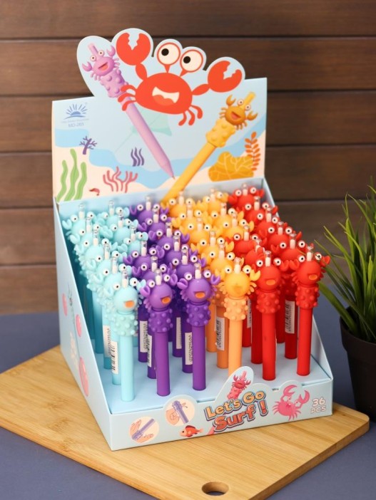 Ручка  &quot;Funny crab&quot;, mix 