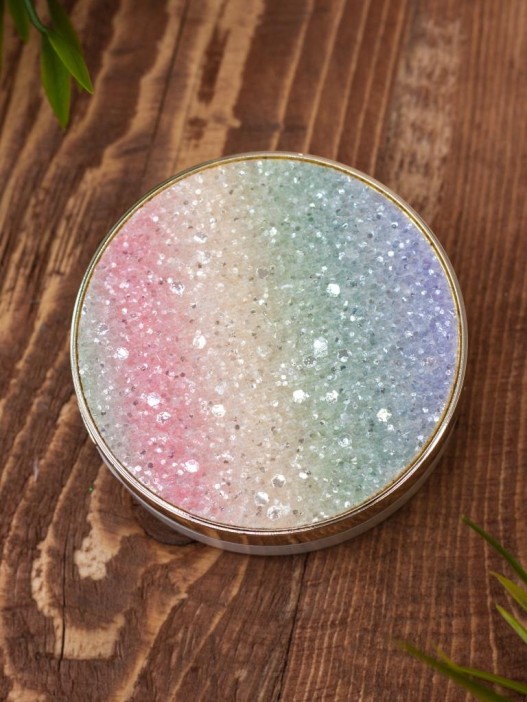 Контейнер для линз "Gloss, rainbow" mix 