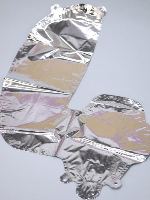 Шар фольгированный &quot;Milestone moments&quot; цифра 4, хром (40 см) 