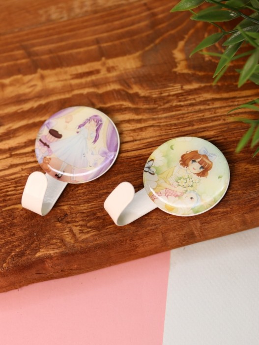 Крючок на липучке «Girlfriend» 2шт, mix color 