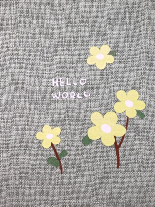 Зеркало &quot;Hello world&quot;, green 