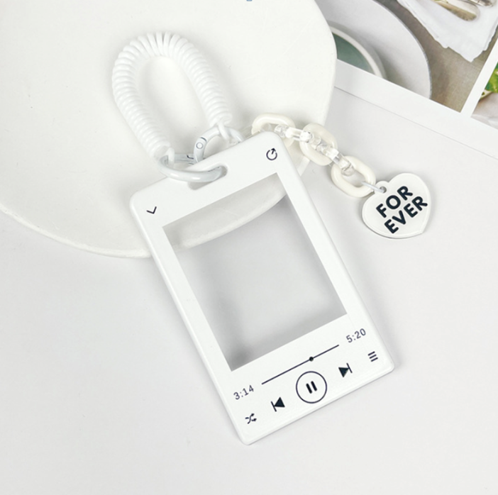 Футляр для карт с брелоком ПО ПЛАНУ. &quot;Forever song&quot;, white 