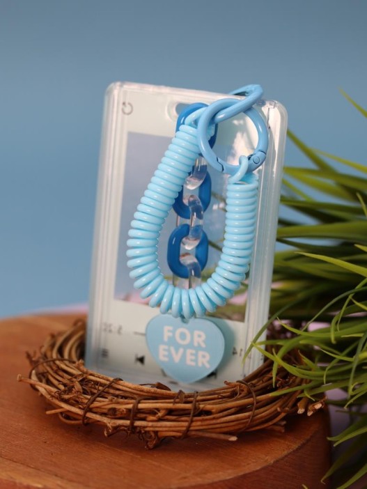 Футляр для карт с брелоком ПО ПЛАНУ. &quot;Forever song&quot;, white 