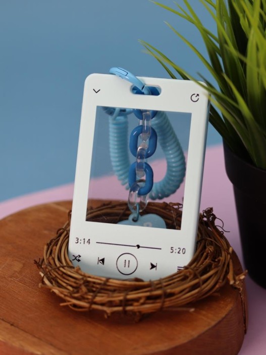 Футляр для карт с брелоком ПО ПЛАНУ. &quot;Forever song&quot;, white 