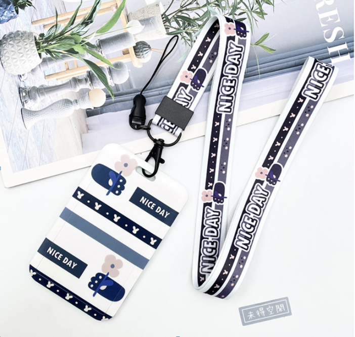 Футляр для карт на ленте &quot;Nice day&quot;, flower 