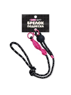 Брелок-подвеска для телефона iLikeGift «Twist», black