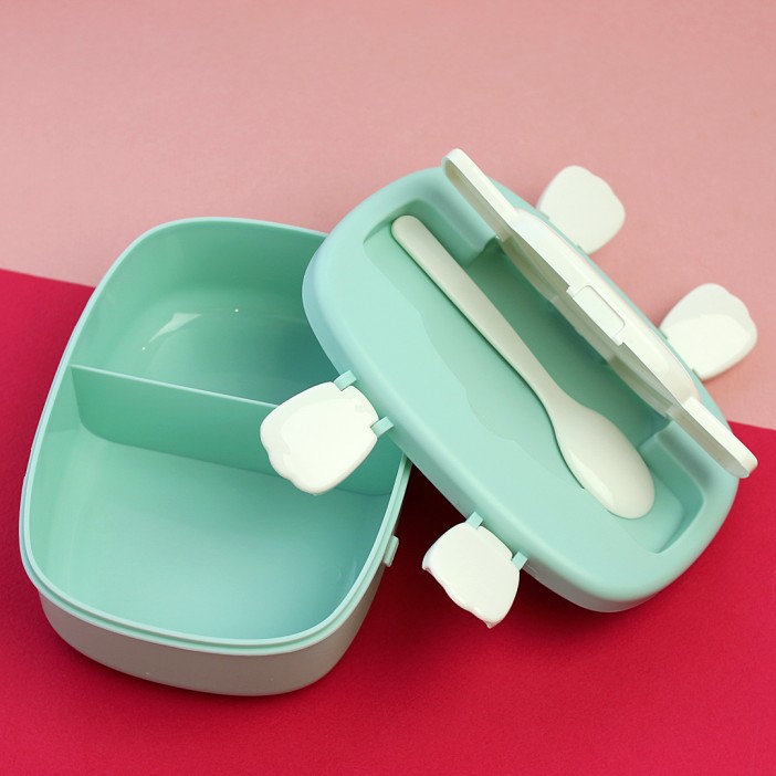 F949B Ланчбокс "Good Afternoon" green 